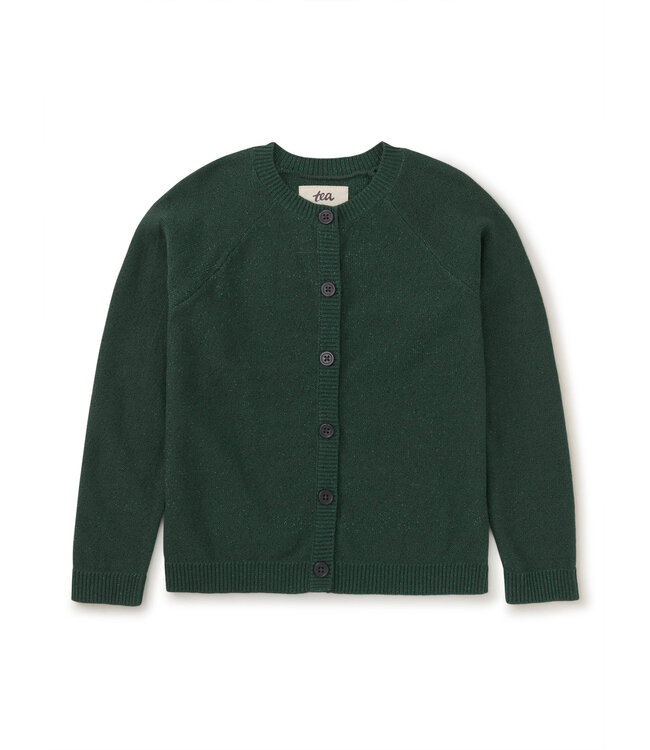 Tea Collection Sparkle Cardigan - Pineneedle