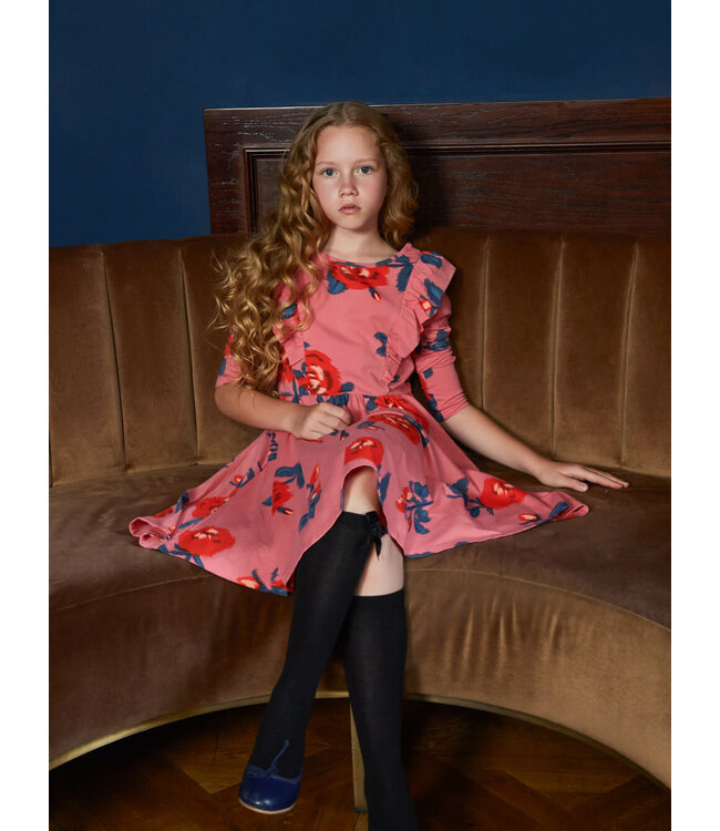 Tea Collection Ruffle Shoulder Ballet Dress