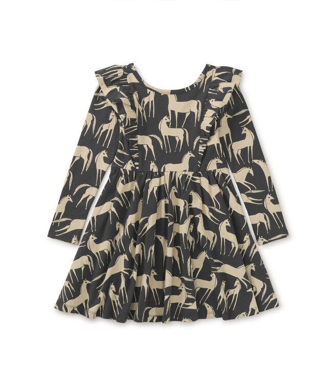 Tea Collection Ruffle Shoulder Ballet Dress