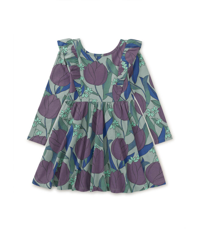 Tea Collection Ruffle Shoulder Ballet Dress