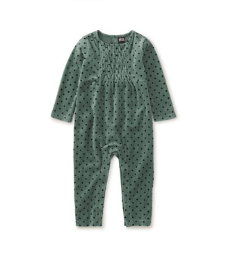Tea Collection Smocked Baby Romper - Dot