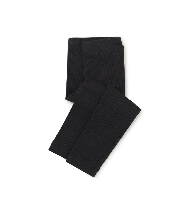 Tea Collection Pointelle Leggings - Jet Black