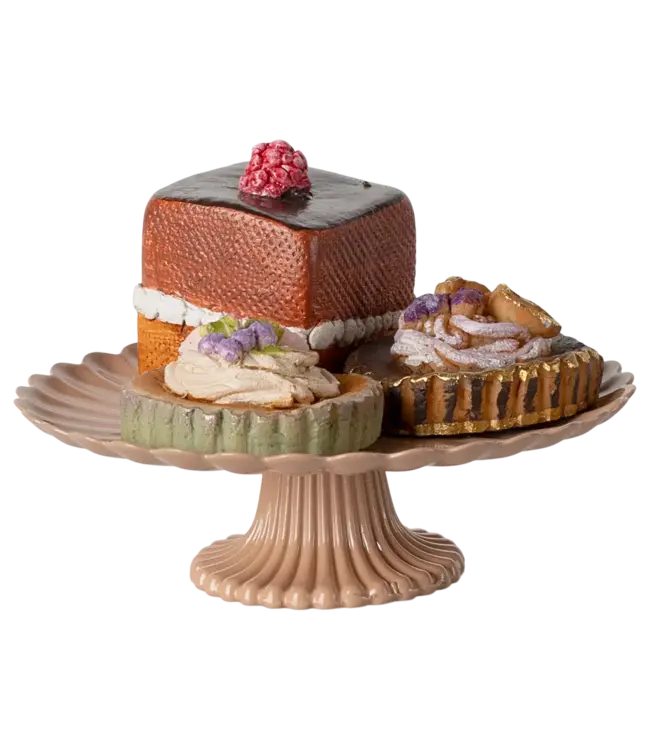 Maileg Cakes & Cakestand, Mini