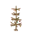 Maileg Christmas Tree, Gold - Red and Green Decoration