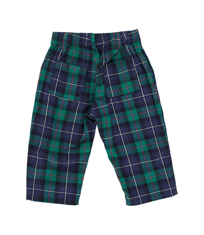 Pink Chicken Jackson Baby Pant - Green Tartan
