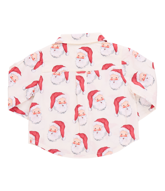 Pink Chicken Jack Baby Shirt - Vintage Santas