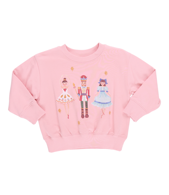 Pink Chicken Organic Sweatshirt - Nutcracker