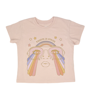 Tiny Whales Girly Boxy Tee - Dream In Color
