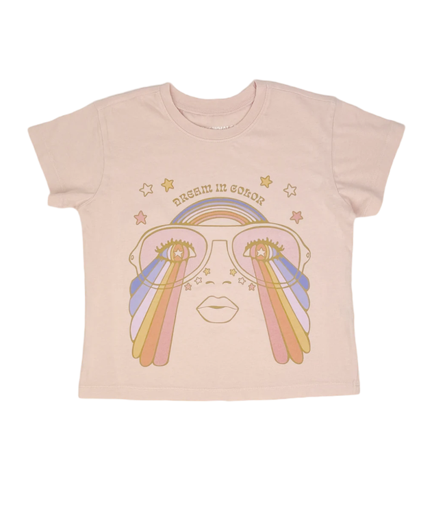 Tiny Whales Girly Boxy Tee - Dream In Color