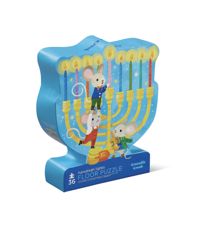 Crocodile Creek 36 Pc Puzzle - Hanukkah Lights