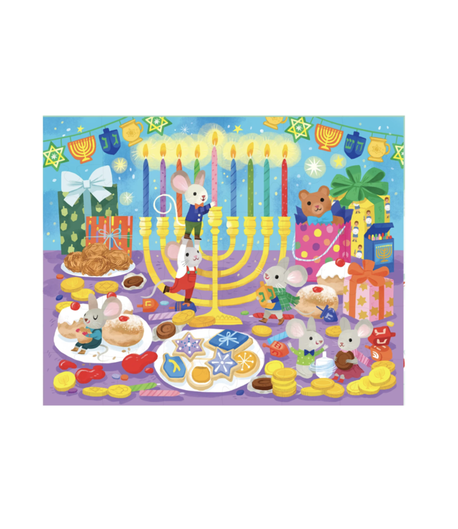 Crocodile Creek 36 Pc Puzzle - Hanukkah Lights