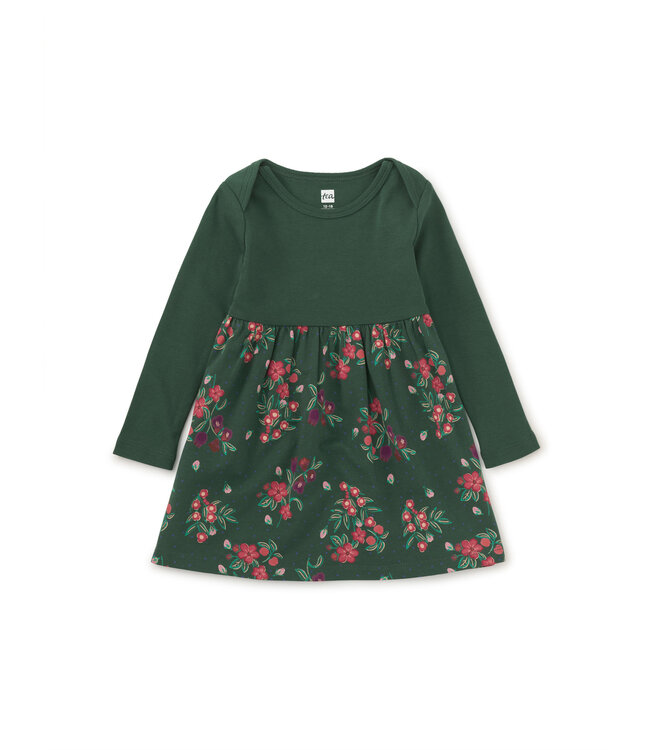 Tea Collection Skirted Baby Dress - Holiday Tea Floral