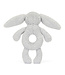 Jellycat Bashful Silver (Grey) Bunny Ring Rattle