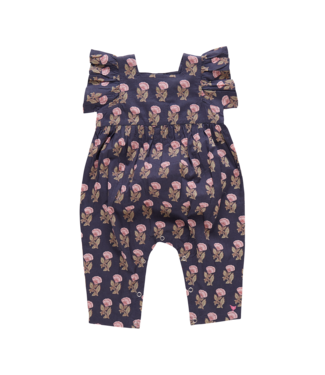 Pink Chicken Elsie Jumper - Navy Flower Drop