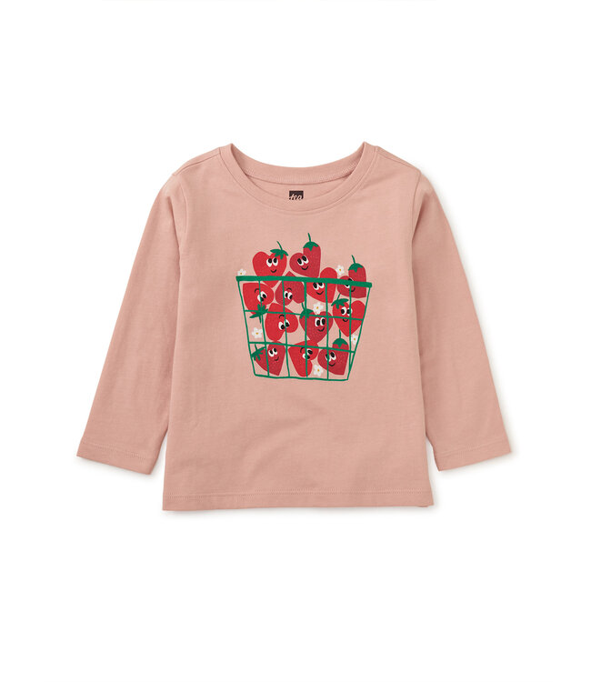 Tea Collection Baby Heart Berries Graphic Tee