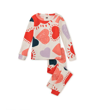 Tea Collection Baby Goodnight Pajama Set - Heartburst