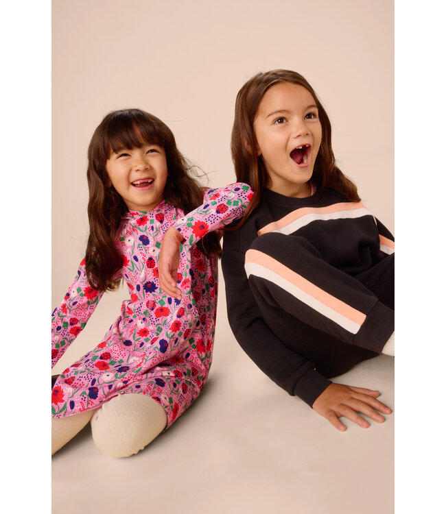 Tea Collection Stripe Popover - Jet Black