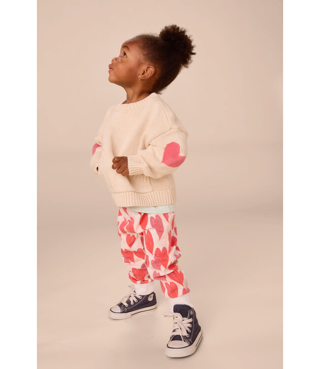 Tea Collection Everyday Baby Joggers - Marbled Hearts