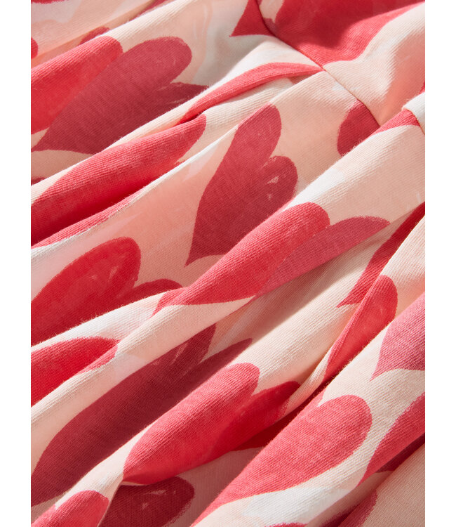 Tea Collection Baby Pleated Skater Dress - Marbled Hearts