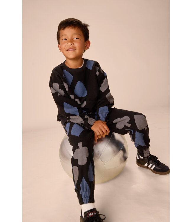 Tea Collection Printed Kanga Popover - Winning Hand Blue