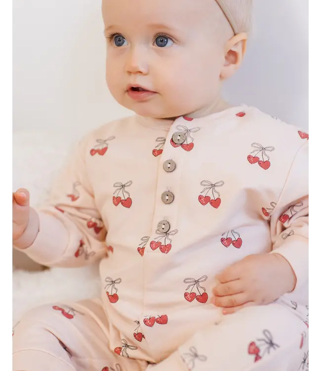 Quincy Mae Relaxed Fleece Jumpsuit - Mon Amour