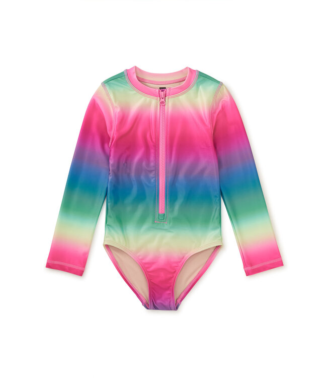 Tea Collection Long Sleeve One-Piece Swimsuit