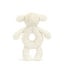 Jellycat Bashful Lamb Ring Rattle