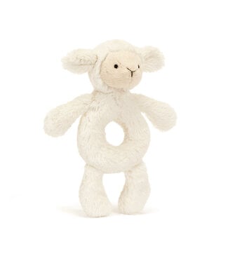 Jellycat Bashful Lamb Ring Rattle