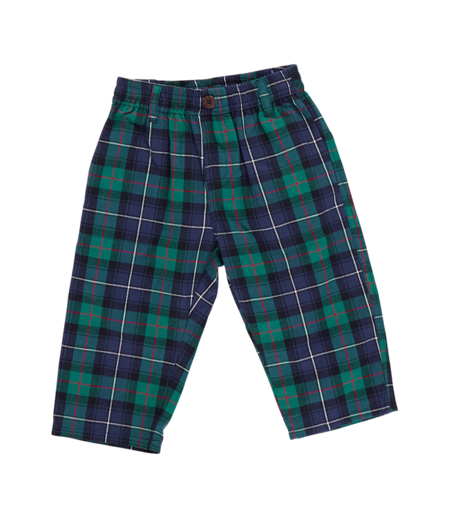 Pink Chicken Jackson Baby Pant - Green Tartan