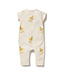 Wilson & Frenchy Quack Quack Organic Ruffle Zipsuit