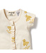 Wilson & Frenchy Quack Quack Organic Ruffle Zipsuit
