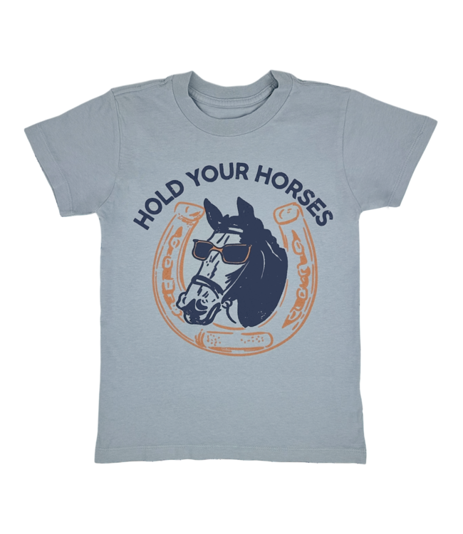 Tiny Whales Hold Your Horses Tee