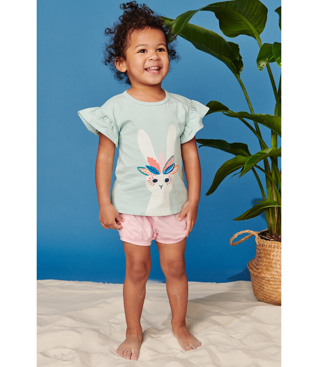Tea Collection Bunny Flutter Sleeve Baby Tee