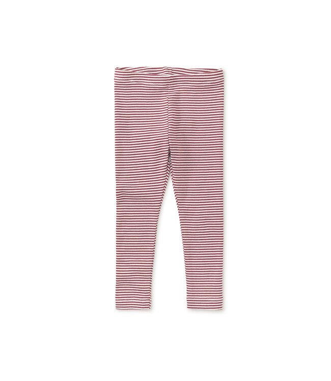 Tea Collection Striped Baby Leggings - Cassis