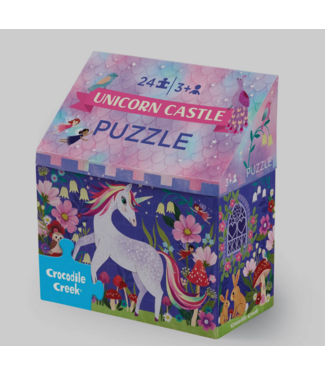 Crocodile Creek Little Buildings Puzzle  - Unicorn Castle