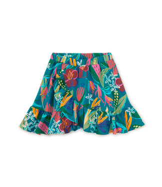 Tea Collection Ruffle Skirt - Tropical Floral Burst