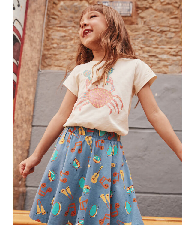 Tea Collection Glittery Crab Graphic Tee