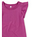 Tea Collection Pom-Pom Flutter Top - Mulberry