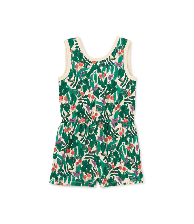 Tea Collection Reversible Wrap Romper - Jungle Botanical