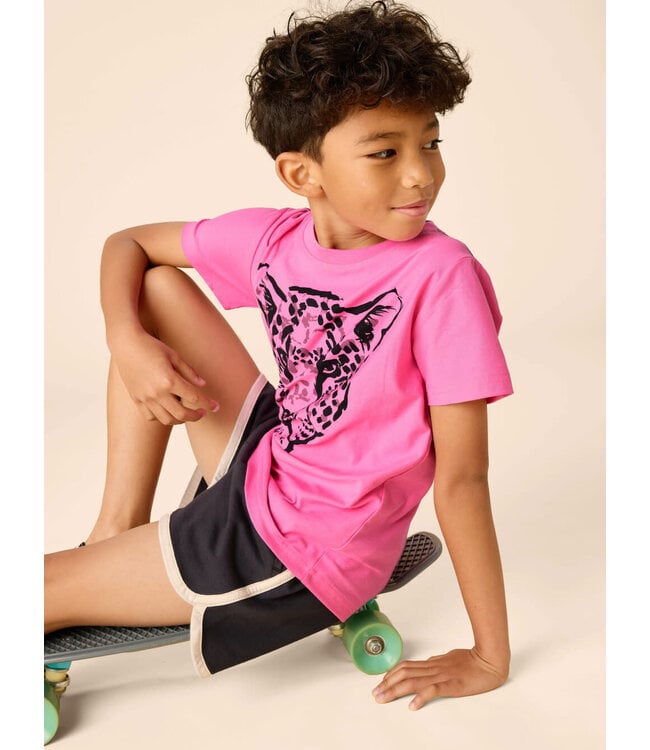 Tea Collection Sporty Ringer Shorts - Pepper