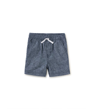 Tea Collection Chambray Sport Shorts - Indigo