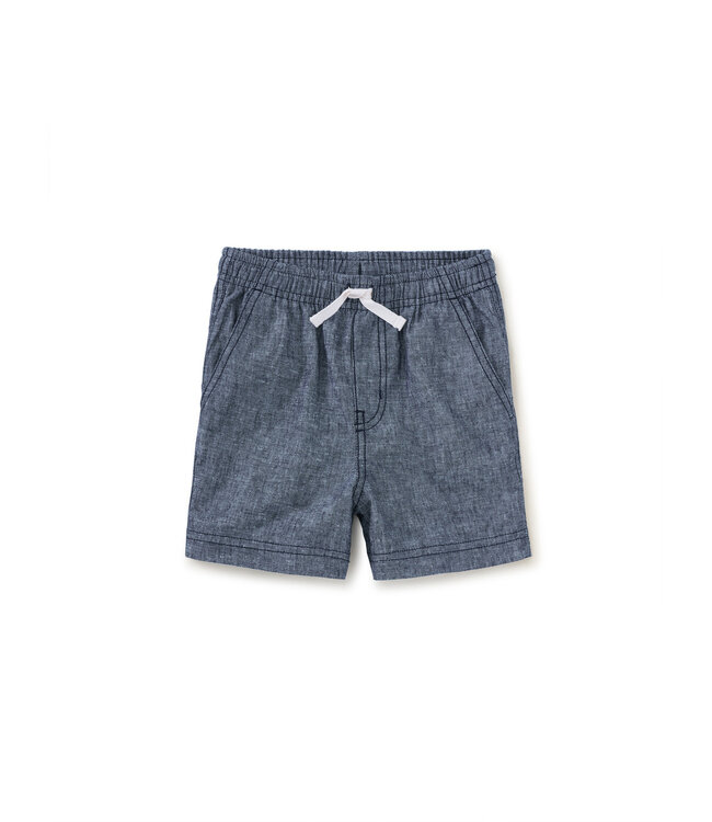 Tea Collection Chambray Sport Shorts - Indigo