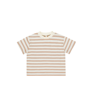 Rylee & Cru Relaxed Tee - Grapefruit Stripe
