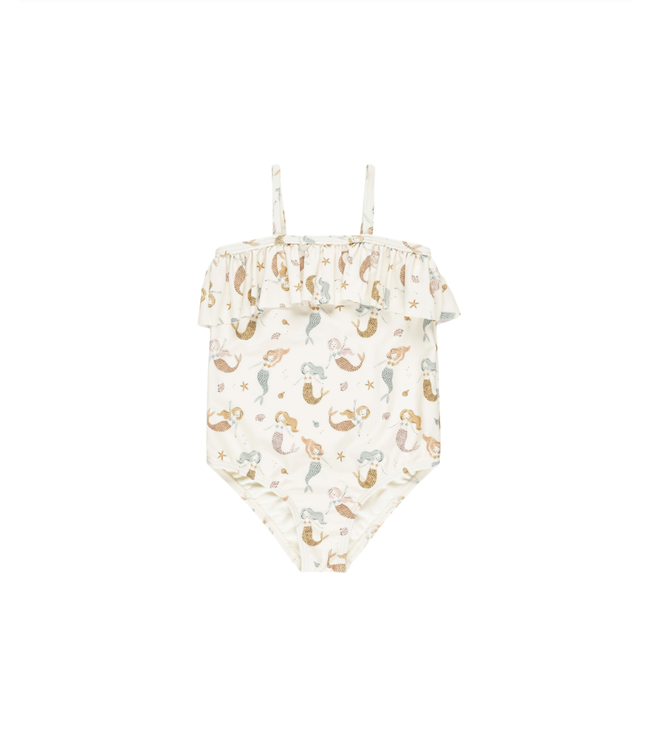 Rylee & Cru Ruffle One-Piece - Mermaids