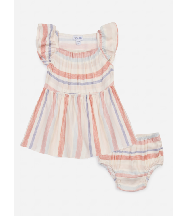 Splendid Watercolor Stripe Baby Dress