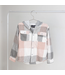Tiny Whales Hooded Flannel - Coastline