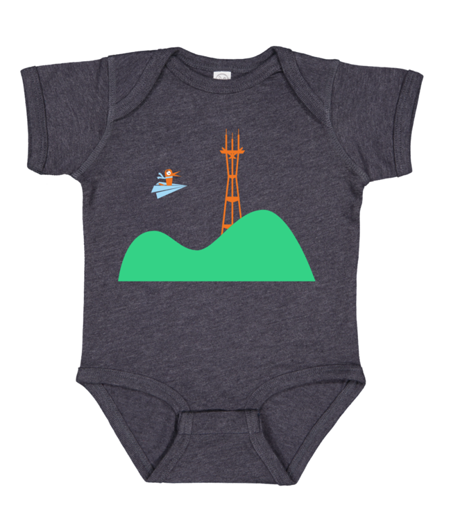 Fiddlesticks Sutro Paper Plane Bird Onesie