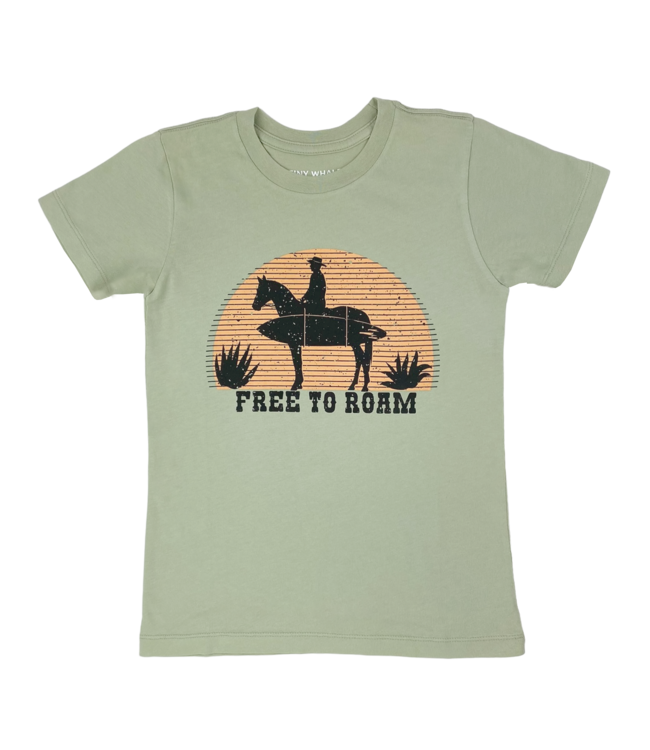 Tiny Whales Free to Roam Tee
