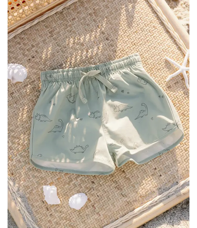 Quincy Mae Swim Short - Dino