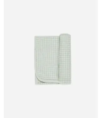 Quincy Mae Bamboo Swaddle - Sage Grid